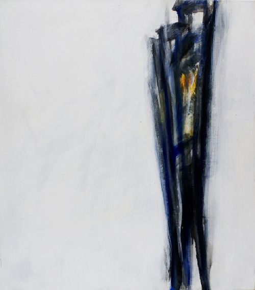 Vertikal | 2013, Öl auf Leinwand, 85 x 75 cm