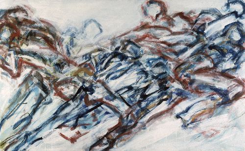 Wanderer | 1994, Öl auf Leinwand, 130 x 210 cm