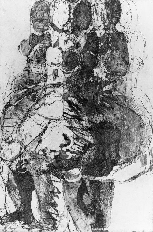 Läuferin | 1969, Radierung und Aquatinta auf Ochsenkopf Bütten, 49,4 x 32,7 cm